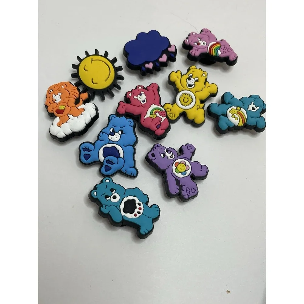 Care Bear Style Crocs Charms Shoe Jewelry Lot Of 10 New yellow sunshine